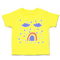 Toddler Clothes Rainbow Clouds Stars Toddler Shirt Baby Clothes Cotton