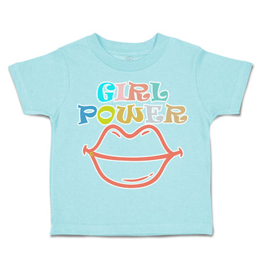 Toddler Clothes Girl Power Red Lips Toddler Shirt Baby Clothes Cotton