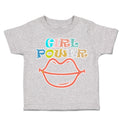 Toddler Clothes Girl Power Red Lips Toddler Shirt Baby Clothes Cotton
