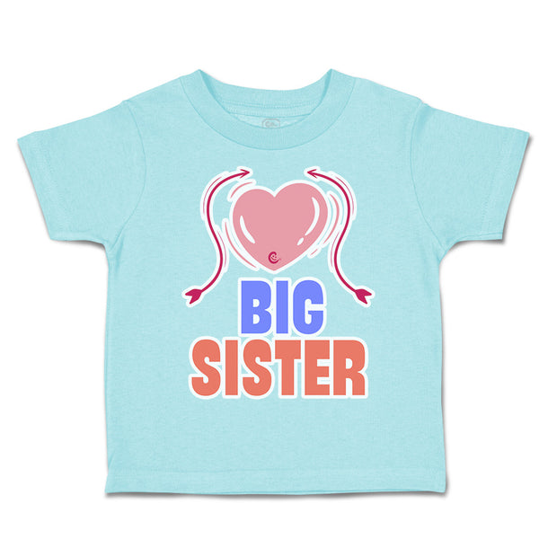 Toddler Clothes Big Sister Heart Arrow Toddler Shirt Baby Clothes Cotton