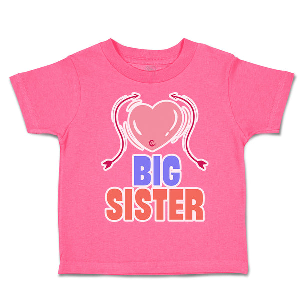 Toddler Clothes Big Sister Heart Arrow Toddler Shirt Baby Clothes Cotton