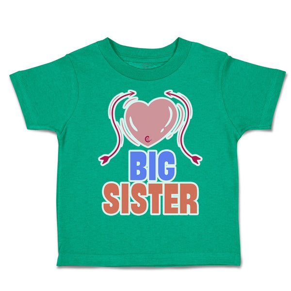 Toddler Clothes Big Sister Heart Arrow Toddler Shirt Baby Clothes Cotton