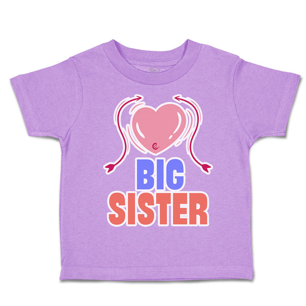 Toddler Clothes Big Sister Heart Arrow Toddler Shirt Baby Clothes Cotton