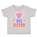 Toddler Clothes Big Sister Heart Arrow Toddler Shirt Baby Clothes Cotton