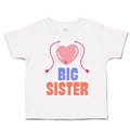 Toddler Clothes Big Sister Heart Arrow Toddler Shirt Baby Clothes Cotton