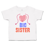 Toddler Clothes Big Sister Heart Arrow Toddler Shirt Baby Clothes Cotton