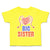 Toddler Clothes Big Sister Heart Arrow Toddler Shirt Baby Clothes Cotton