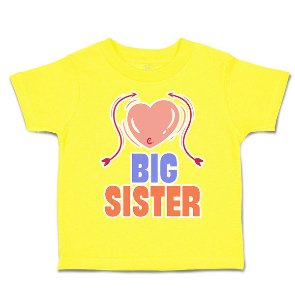 Toddler Clothes Big Sister Heart Arrow Toddler Shirt Baby Clothes Cotton