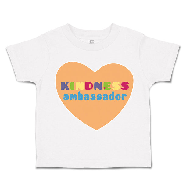 Toddler Clothes Kindness Ambassador Heart Toddler Shirt Baby Clothes Cotton