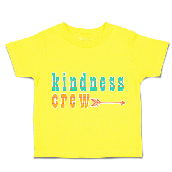 Toddler Clothes Kindness Crew Arrow Toddler Shirt Baby Clothes Cotton