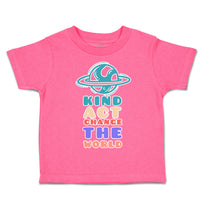 Toddler Clothes Kind Act Change The World Cup Cake Toddler Shirt Cotton