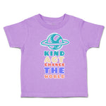 Toddler Clothes Kind Act Change The World Cup Cake Toddler Shirt Cotton