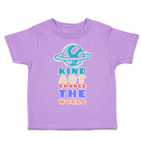 Toddler Clothes Kind Act Change The World Cup Cake Toddler Shirt Cotton