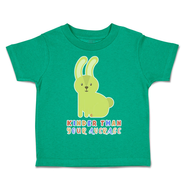 Toddler Clothes Kinder than Your Average Rabbit Toddler Shirt Cotton