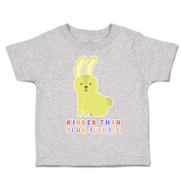 Toddler Clothes Kinder than Your Average Rabbit Toddler Shirt Cotton