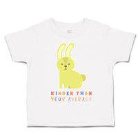 Toddler Clothes Kinder than Your Average Rabbit Toddler Shirt Cotton