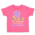 Toddler Clothes Be United Kindness Acceptance Inclusion Toddler Shirt Cotton