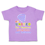 Toddler Clothes Be United Kindness Acceptance Inclusion Toddler Shirt Cotton