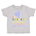 Toddler Clothes Be United Kindness Acceptance Inclusion Toddler Shirt Cotton
