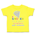 Toddler Clothes Be United Kindness Acceptance Inclusion Toddler Shirt Cotton