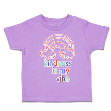 Toddler Clothes Kindness Is My Vibe Heart Coffee Cup Toddler Shirt Cotton