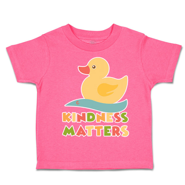 Toddler Clothes Kindness Matters Duckling Toddler Shirt Baby Clothes Cotton