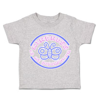 Toddler Clothes Kindness Is My Super Power Butterfly Toddler Shirt Cotton