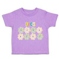 Toddler Clothes Pick Kindness Flowers Toddler Shirt Baby Clothes Cotton