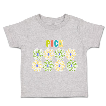 Toddler Clothes Pick Kindness Flowers Toddler Shirt Baby Clothes Cotton