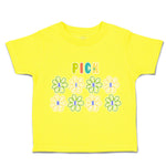 Toddler Clothes Pick Kindness Flowers Toddler Shirt Baby Clothes Cotton