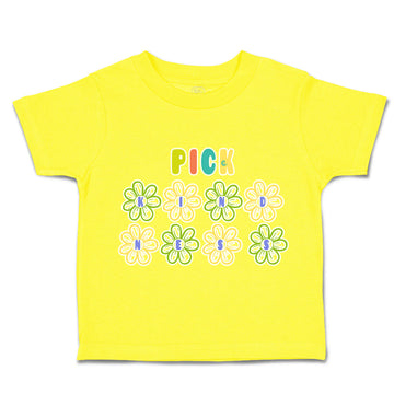 Toddler Clothes Pick Kindness Flowers Toddler Shirt Baby Clothes Cotton