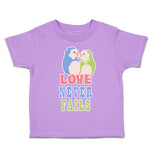 Toddler Clothes Love Never Fails Love Birds Toddler Shirt Baby Clothes Cotton