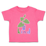 Toddler Clothes Kind Leafy Plant with Pot Toddler Shirt Baby Clothes Cotton