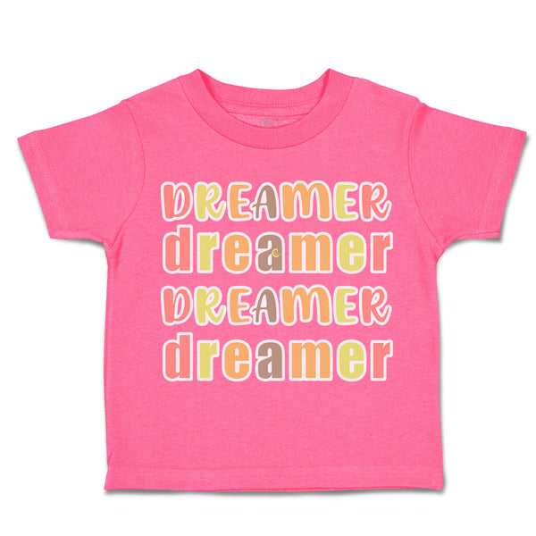 Toddler Clothes Dreamer Toddler Shirt Baby Clothes Cotton