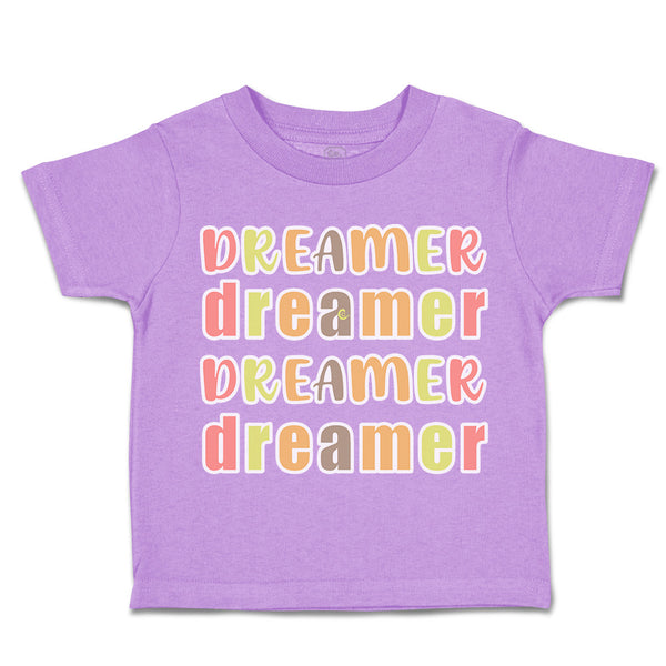 Toddler Clothes Dreamer Toddler Shirt Baby Clothes Cotton