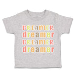 Toddler Clothes Dreamer Toddler Shirt Baby Clothes Cotton