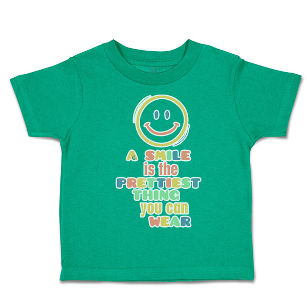 Toddler Clothes A Smile Prettiest Thing You Can Wear Toddler Shirt Cotton