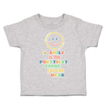 Toddler Clothes A Smile Prettiest Thing You Can Wear Toddler Shirt Cotton