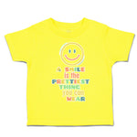 Toddler Clothes A Smile Prettiest Thing You Can Wear Toddler Shirt Cotton