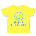 Toddler Clothes Happy Thoughts Sandwich Toddler Shirt Baby Clothes Cotton