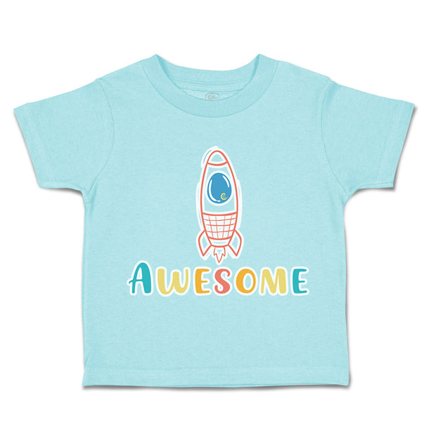 Toddler Clothes Awesome Rocket Toddler Shirt Baby Clothes Cotton