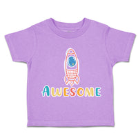 Toddler Clothes Awesome Rocket Toddler Shirt Baby Clothes Cotton