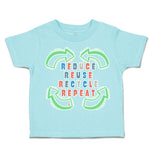 Toddler Clothes Reduce Reuse Recycle Repeat Toddler Shirt Baby Clothes Cotton