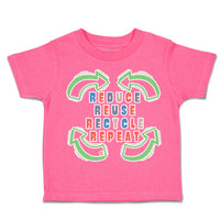 Toddler Clothes Reduce Reuse Recycle Repeat Toddler Shirt Baby Clothes Cotton