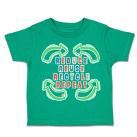 Toddler Clothes Reduce Reuse Recycle Repeat Toddler Shirt Baby Clothes Cotton