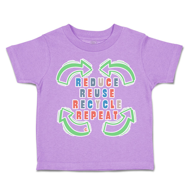 Toddler Clothes Reduce Reuse Recycle Repeat Toddler Shirt Baby Clothes Cotton