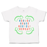 Toddler Clothes Reduce Reuse Recycle Repeat Toddler Shirt Baby Clothes Cotton