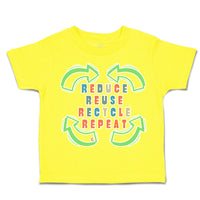 Toddler Clothes Reduce Reuse Recycle Repeat Toddler Shirt Baby Clothes Cotton