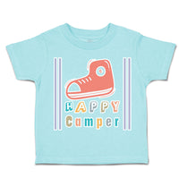 Toddler Clothes Happy Camper Boots Toddler Shirt Baby Clothes Cotton