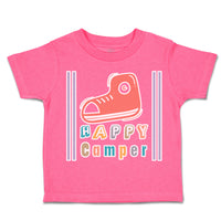 Toddler Clothes Happy Camper Boots Toddler Shirt Baby Clothes Cotton